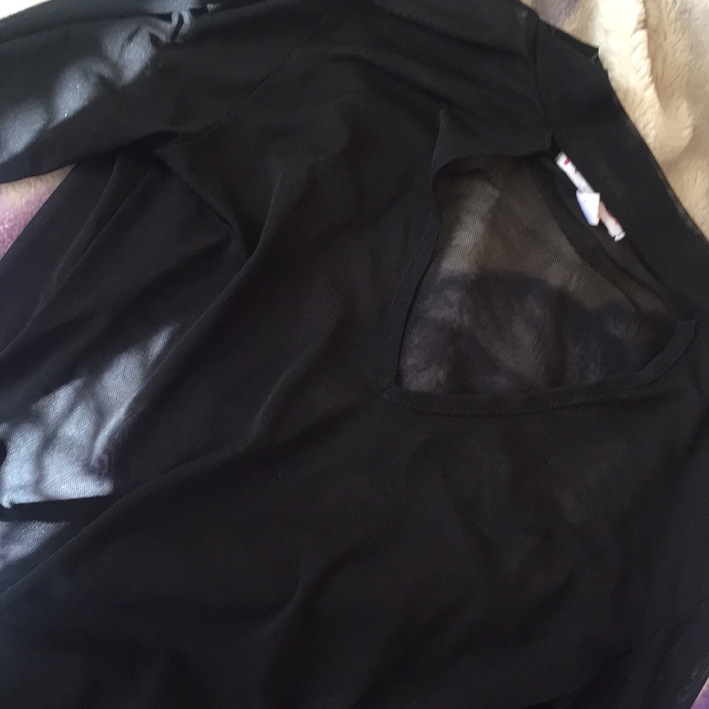 See thru leotard